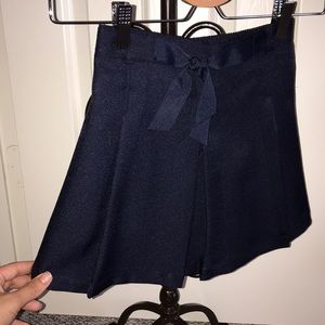 Chaps Navy Girls uniform skort